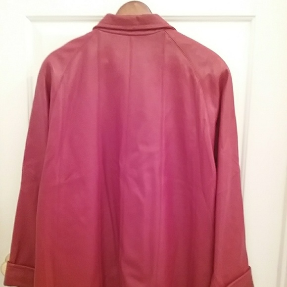 Valerie Stevens Genuine Leather 3/4 coat #63C - Picture 3 of 4